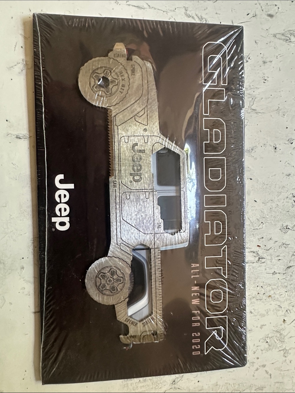 Jeep Gladiator Multi-Tool Keychain in Silver